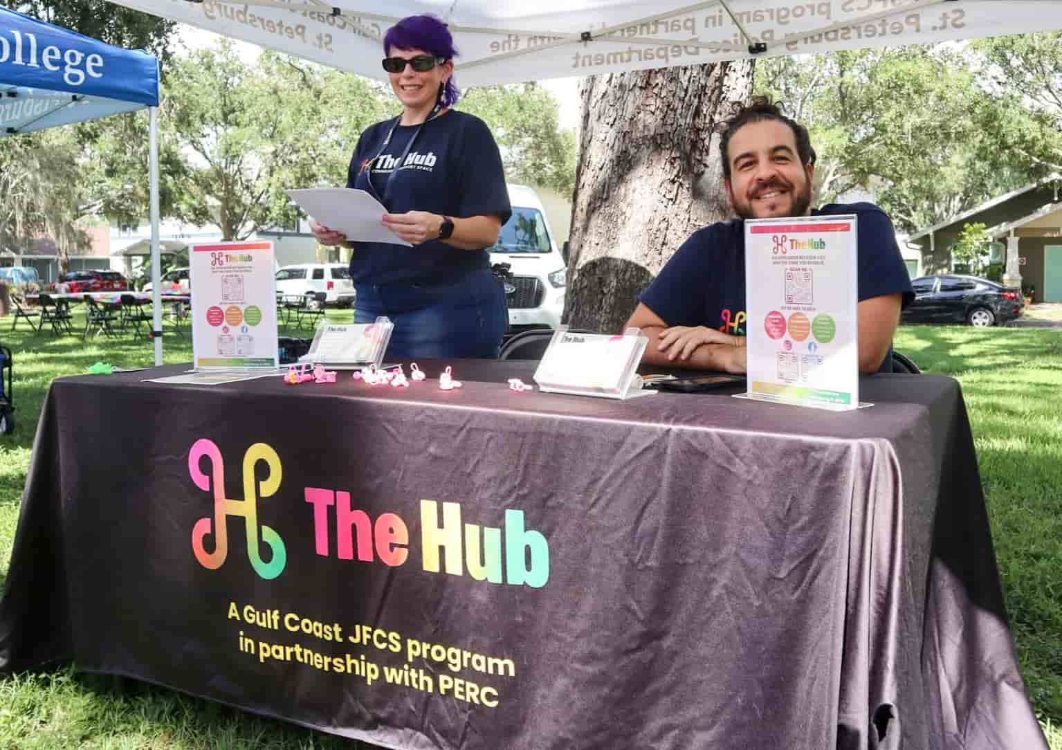 The Hub team tabling event